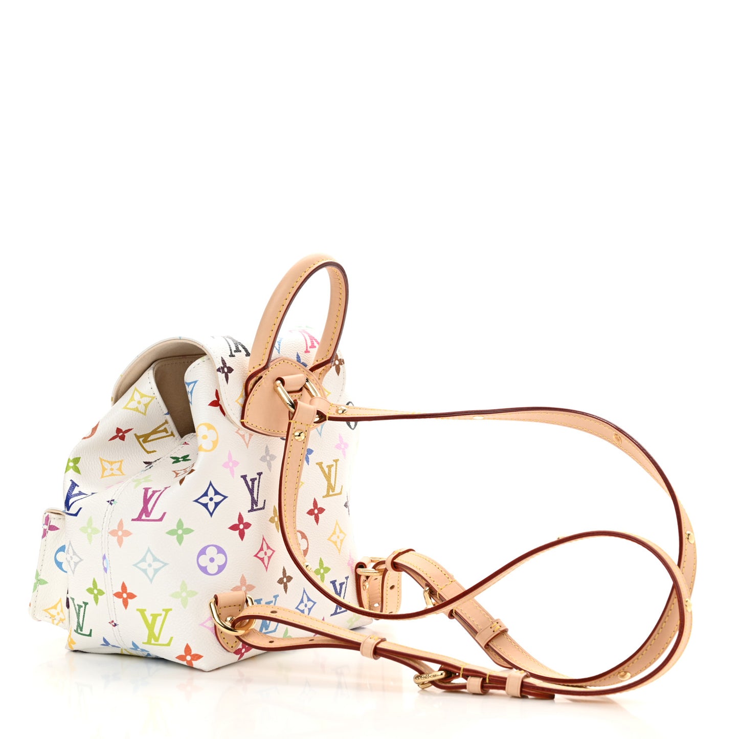 LV X TM Monogram Multicolor Venice Backpack White