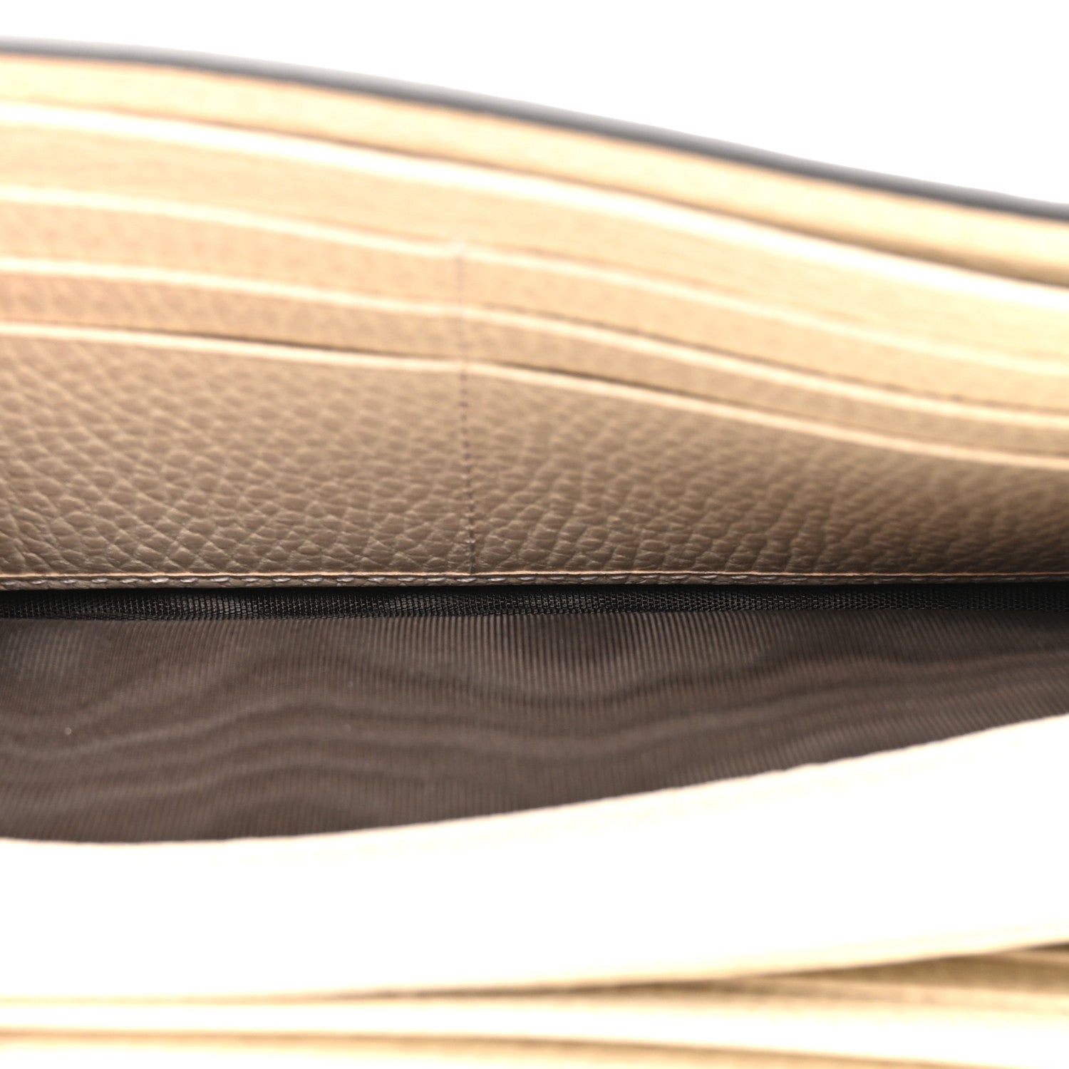 Gucci Dollar Calfskin GG Supreme Monogram GG Marmont Continental Wallet Mystic White Beige Ebony 5 of 9