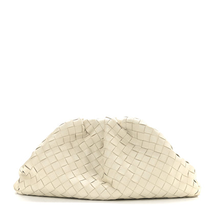 Bottega Veneta Nappa Maxi Intrecciato The Pouch Oversized Clutch Plaster 1 of 7