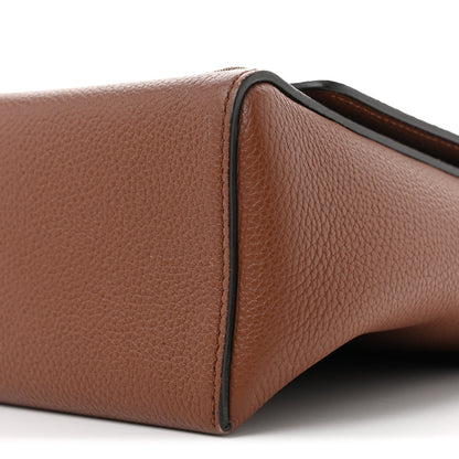 Burberry Calfskin Vintage Check Note Crossbody Bag Tan 9 of 12