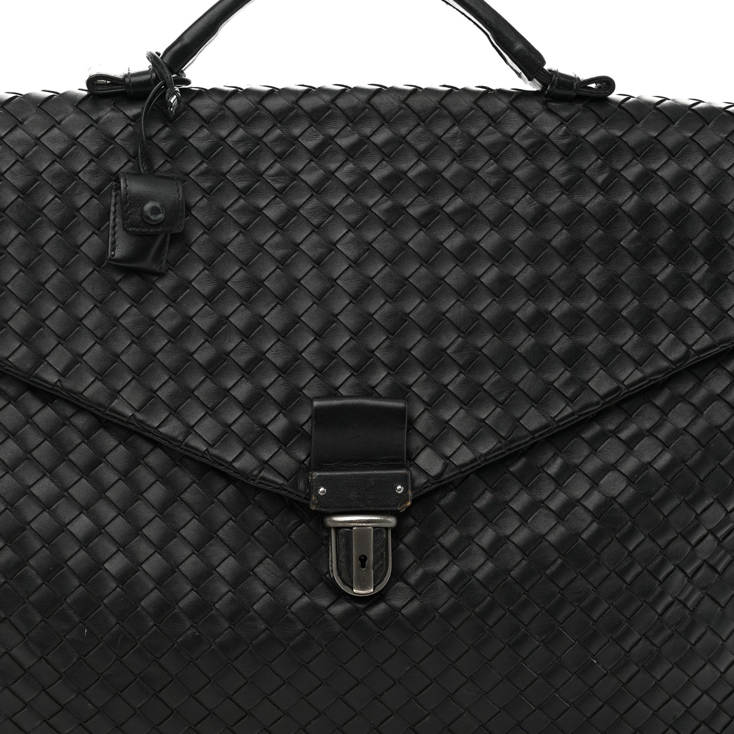Intrecciato VN Briefcase Black