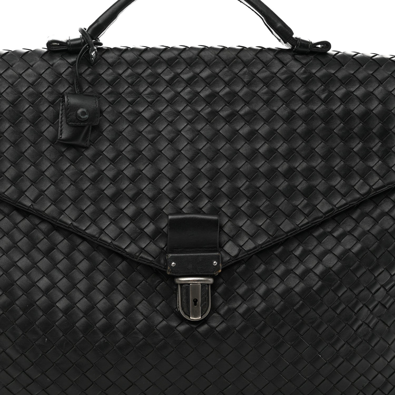 Bottega Veneta Intrecciato VN Briefcase Black 8 of 13