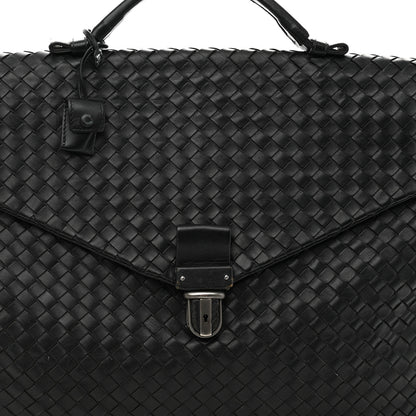 Bottega Veneta Intrecciato VN Briefcase Black 8 of 13