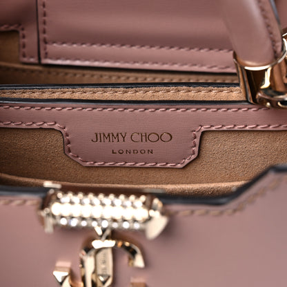 Jimmy Choo Calfskin Mini Varenne Top Handle Satchel Pink 5 of 8