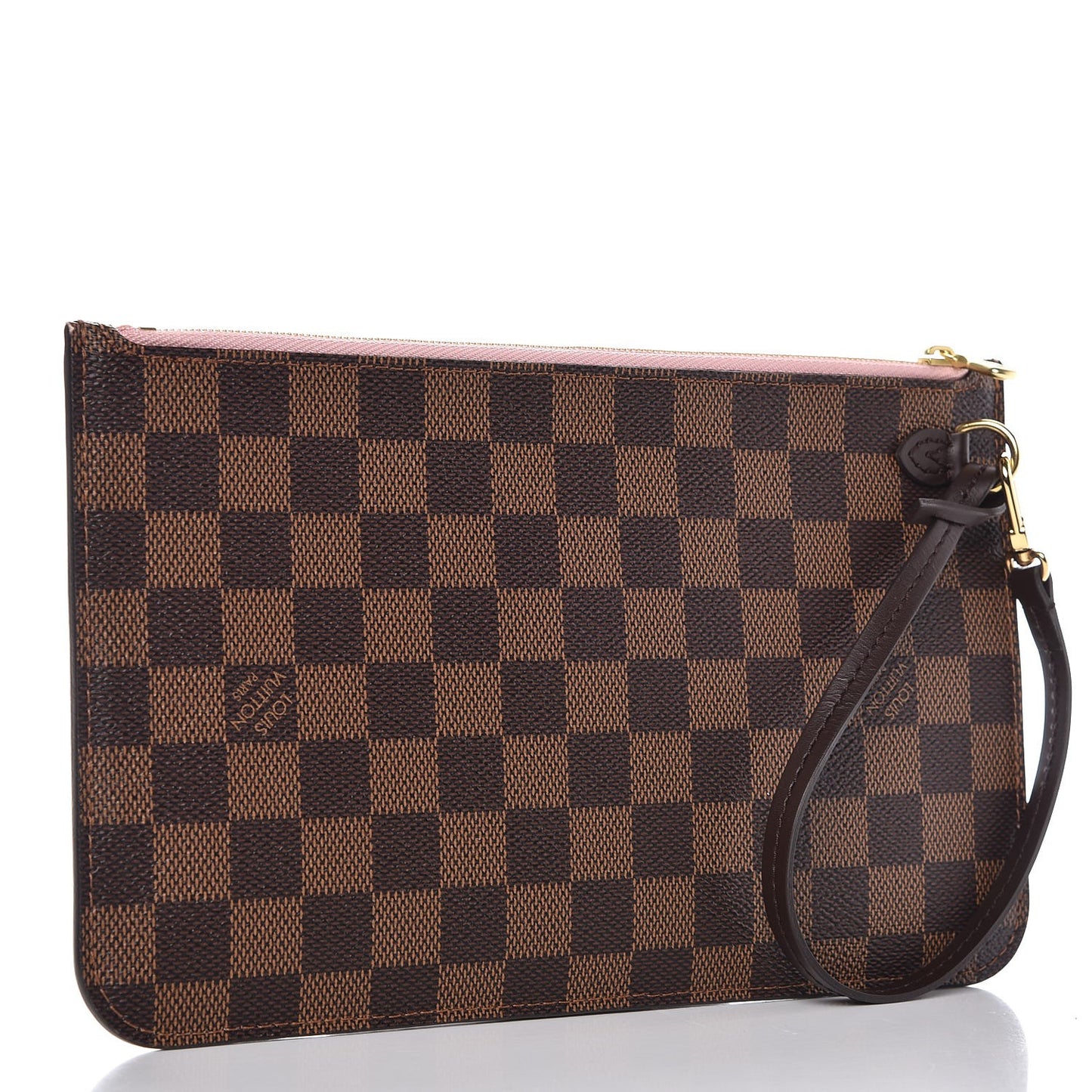 Damier Ebene Neverfull MM GM Pochette Rose Ballerine