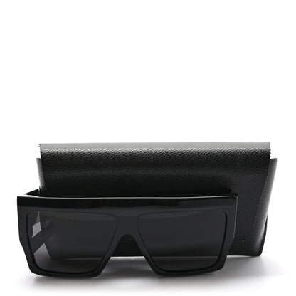 Celine Acetate Flat Top Rectangular Sunglasses CL400921 Black 7 of 7