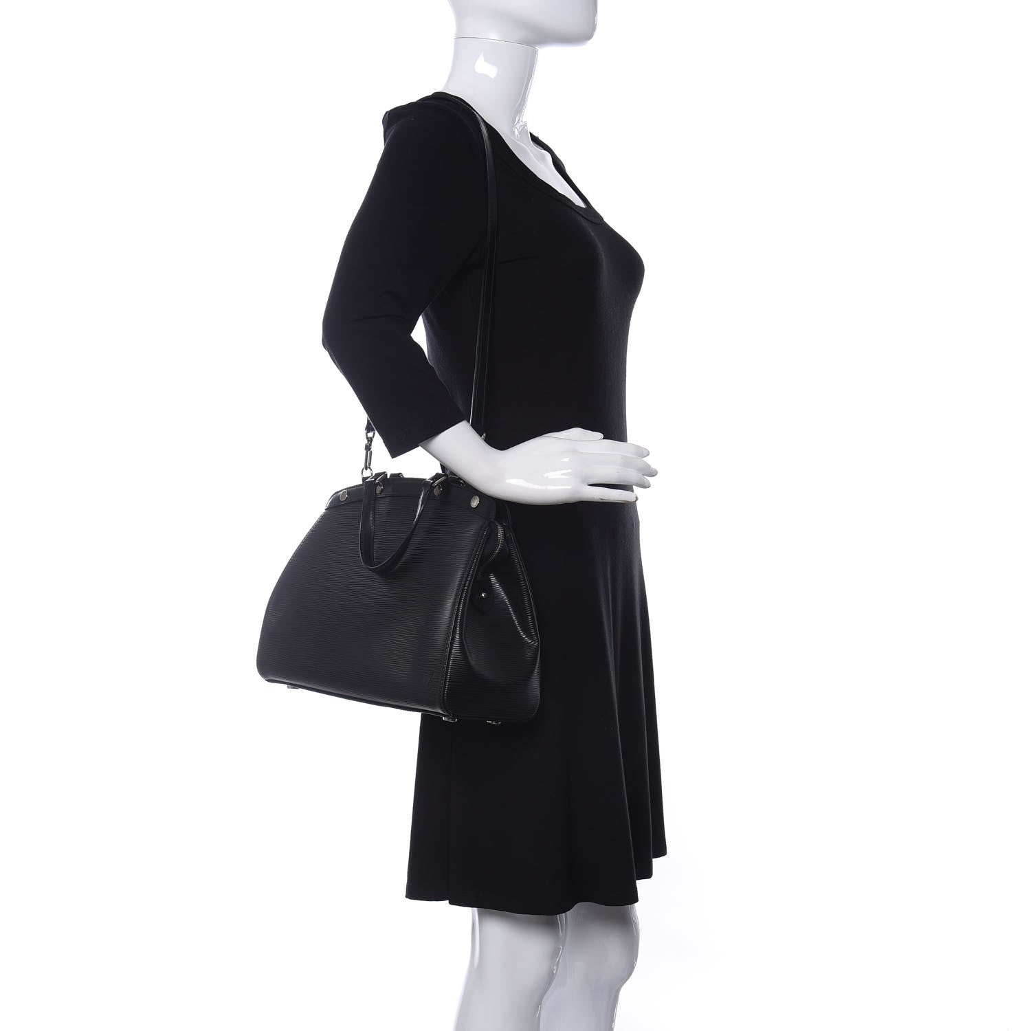 Louis Vuitton Epi Brea MM Black 2 of 9