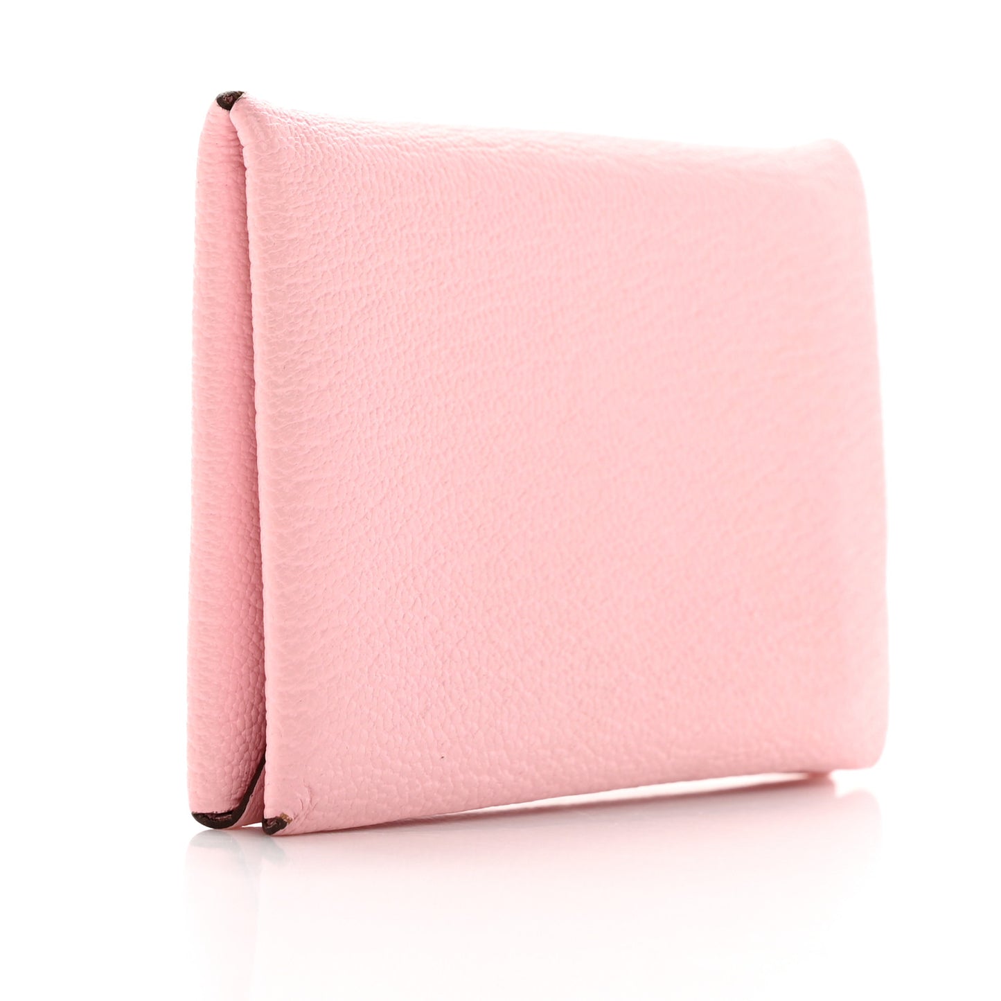 Chevre Mysore Calvi Card Case Rose Sakura