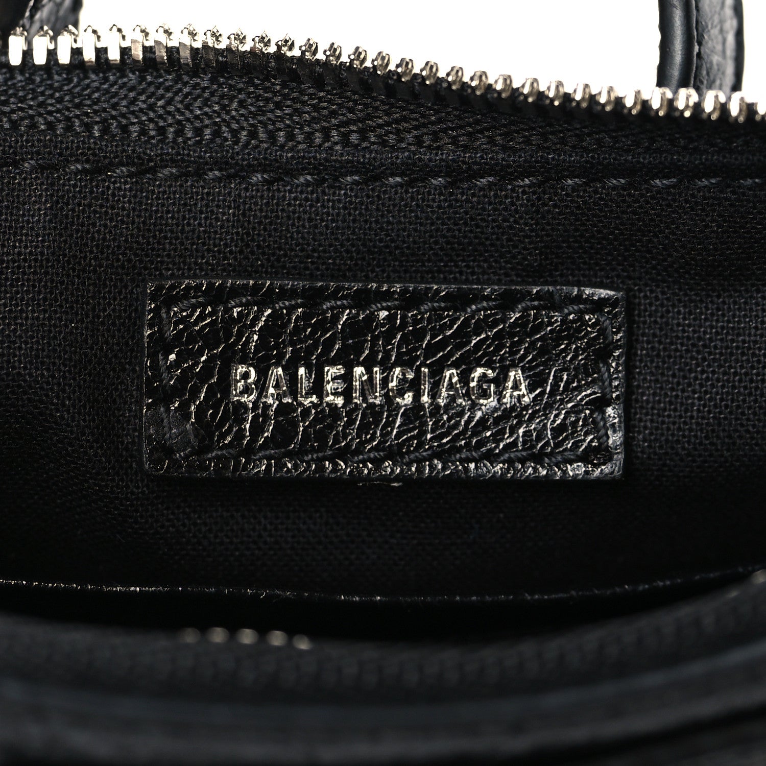 Balenciaga Agneau Arena Le Cagole Mini Purse With Chain Black 6 of 7