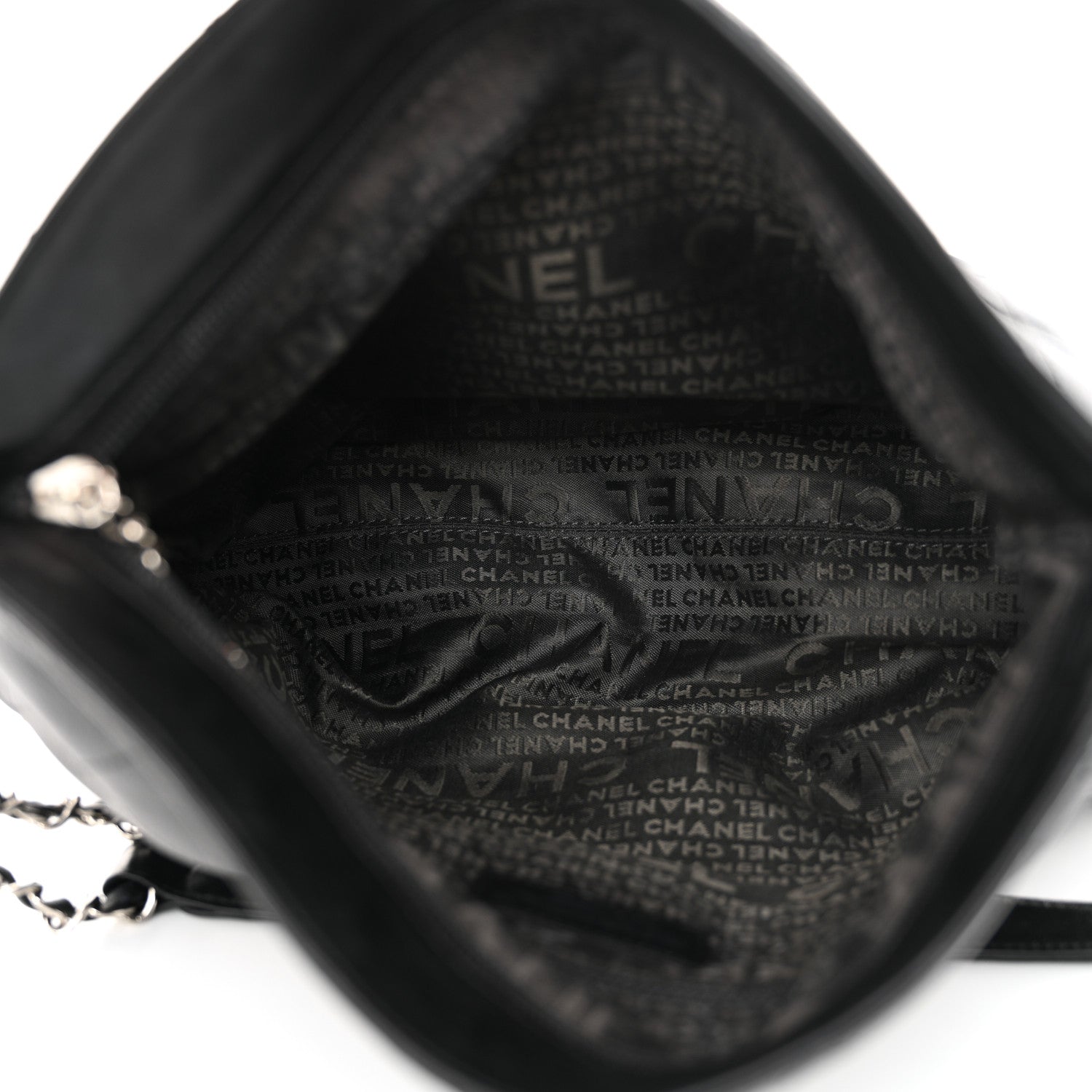 Chanel Lambskin Stitched Medium Ultimate Soft Tote Black 5 of 12