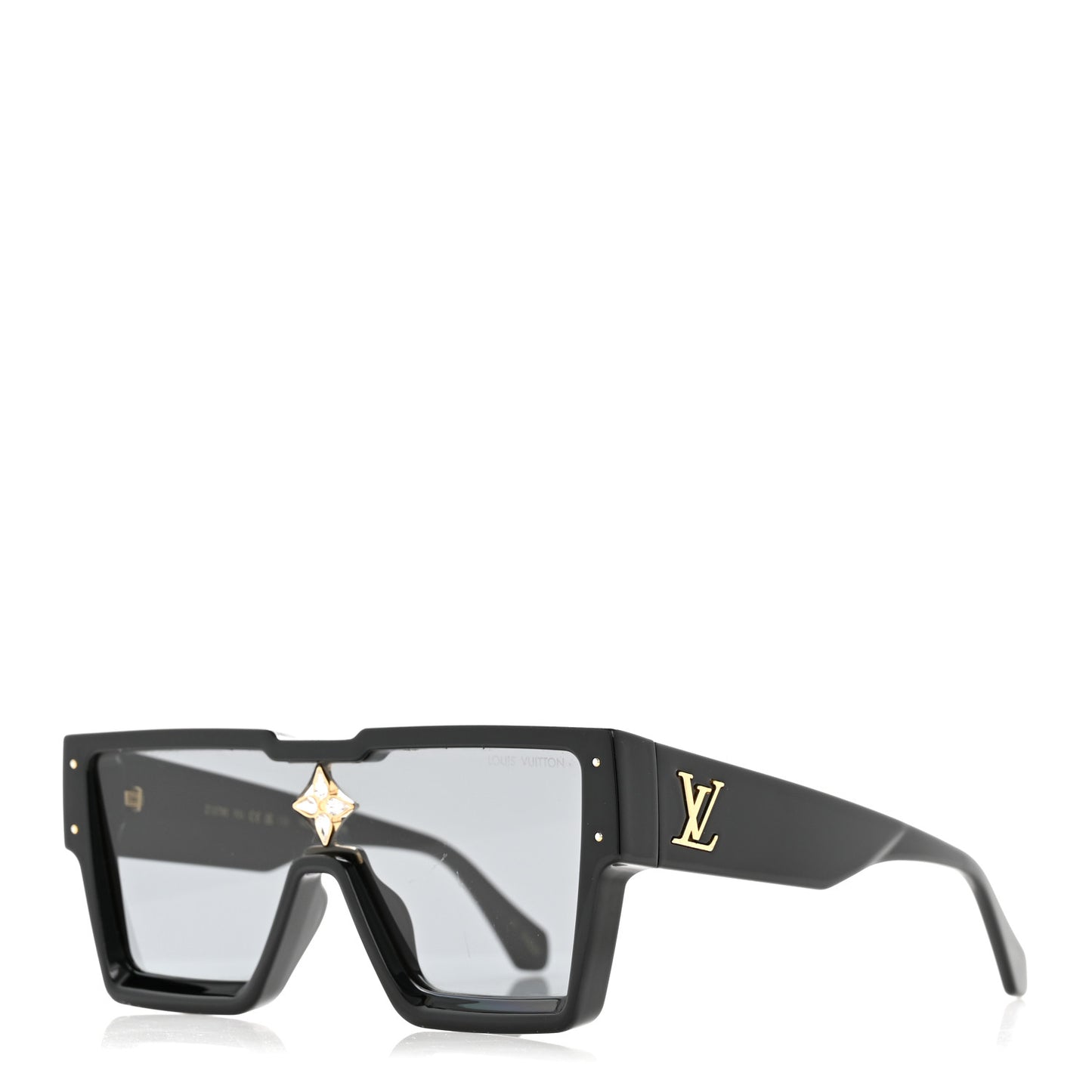 Acetate Swarovski Crystal Cyclone Sunglasses Z1578E Black