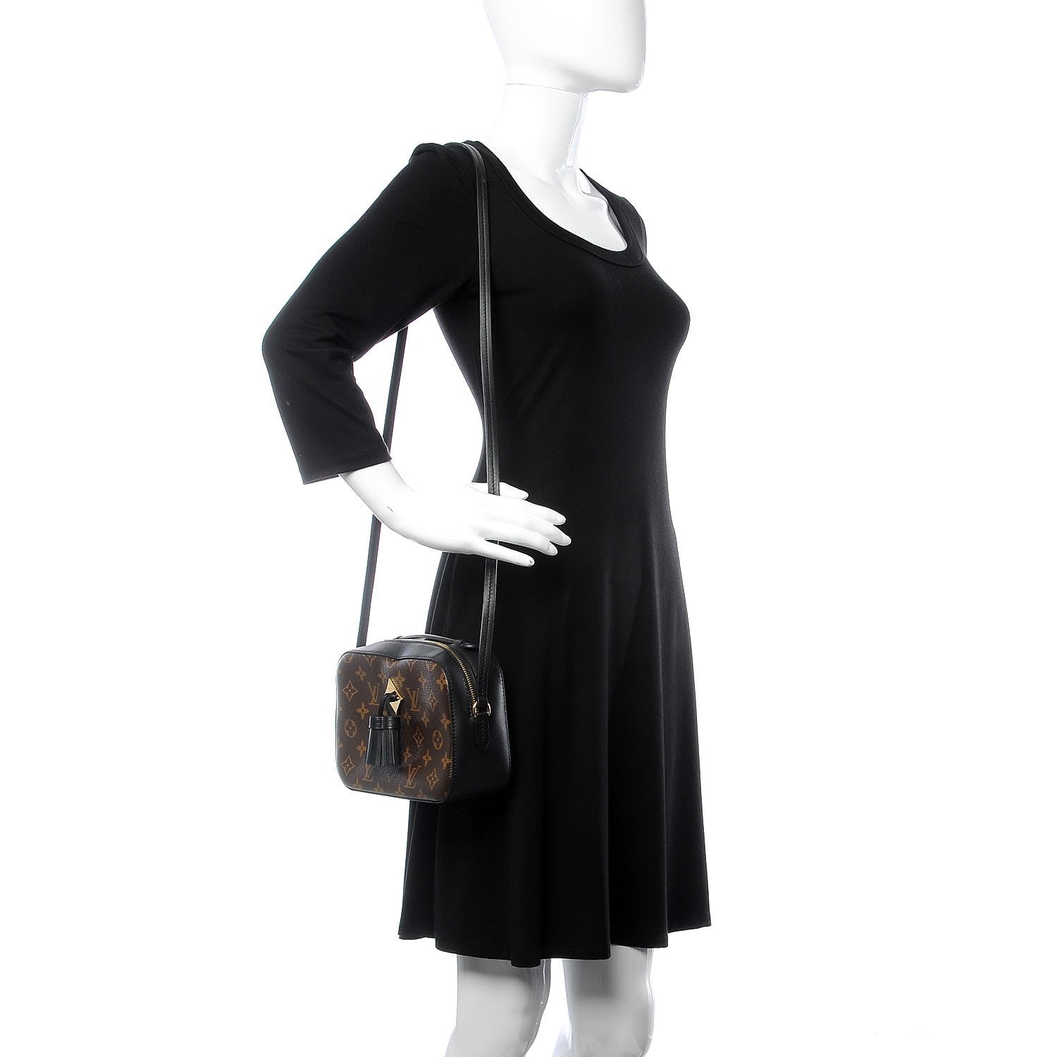 Louis Vuitton Monogram Saintonge Black 2 of 7