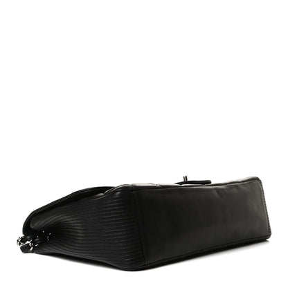 Chanel Lambskin Quilted Large Coco Rider Flap Black 3 of 9