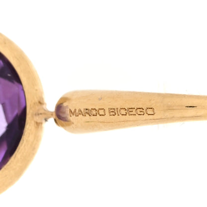 Marco Bicego 18K Yellow Gold Multi Gemstone Jaipur Color Two Strand Earrings 4 of 4