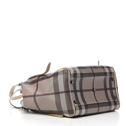 Burberry Smoked Check Small Canterbury Tote Trench 4 of 16