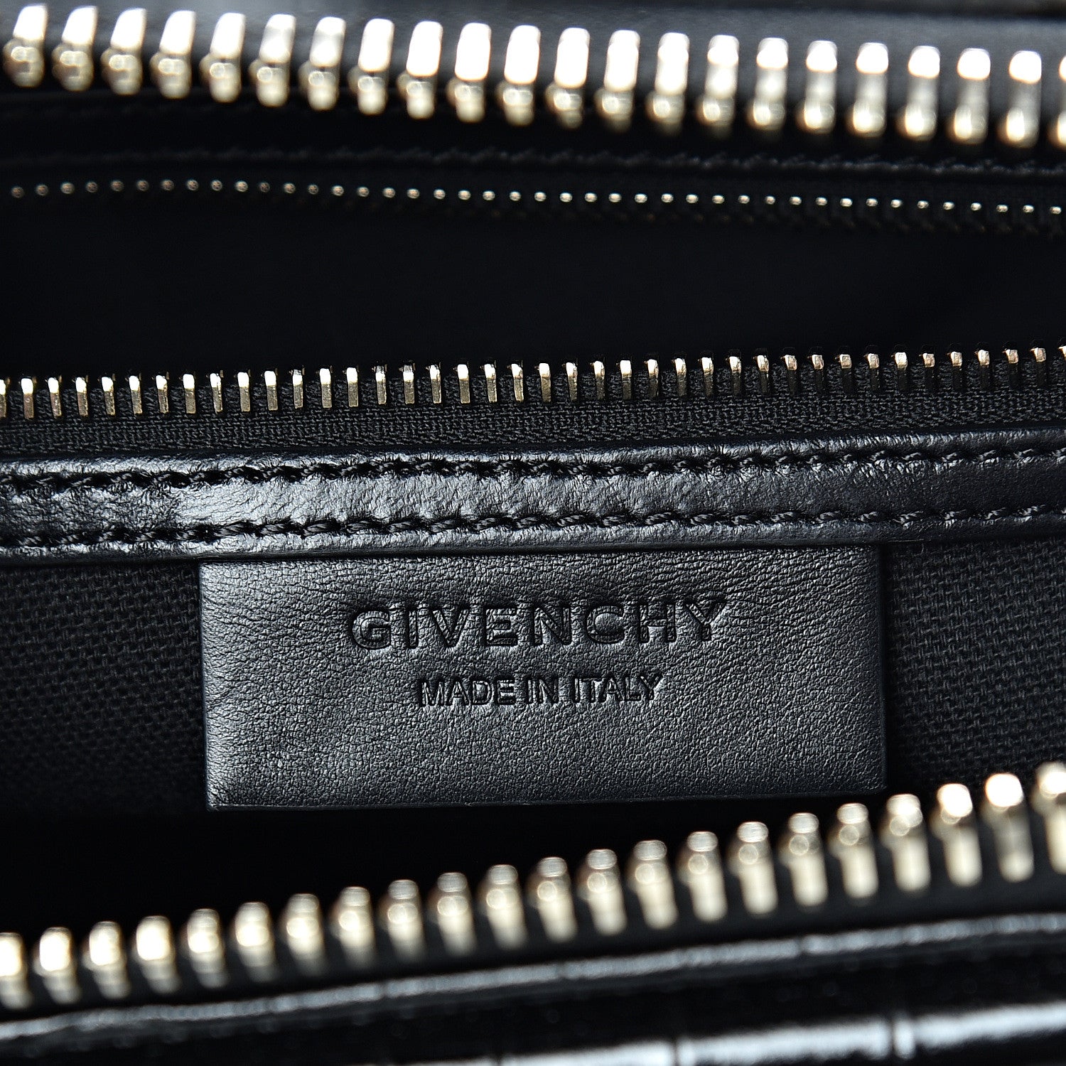 Givenchy Calfskin Crocodile Embossed Small Antigona Black 5 of 10