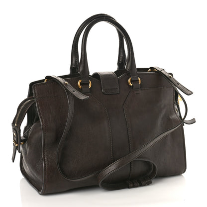 Saint Laurent Sheepskin Small Cabas Chyc Dark Brown 3 of 9