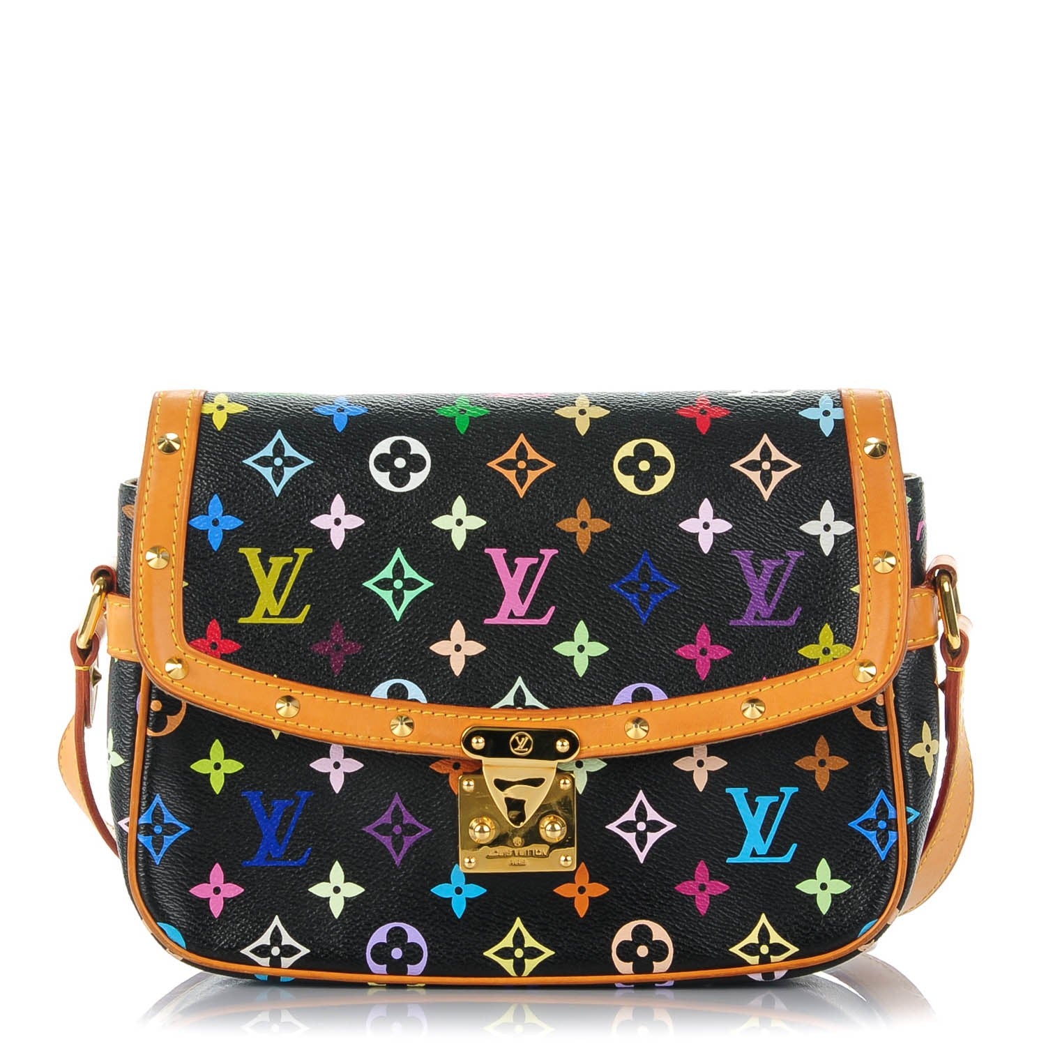 Louis Vuitton Monogram Multicolor Sologne Black 1 of 6