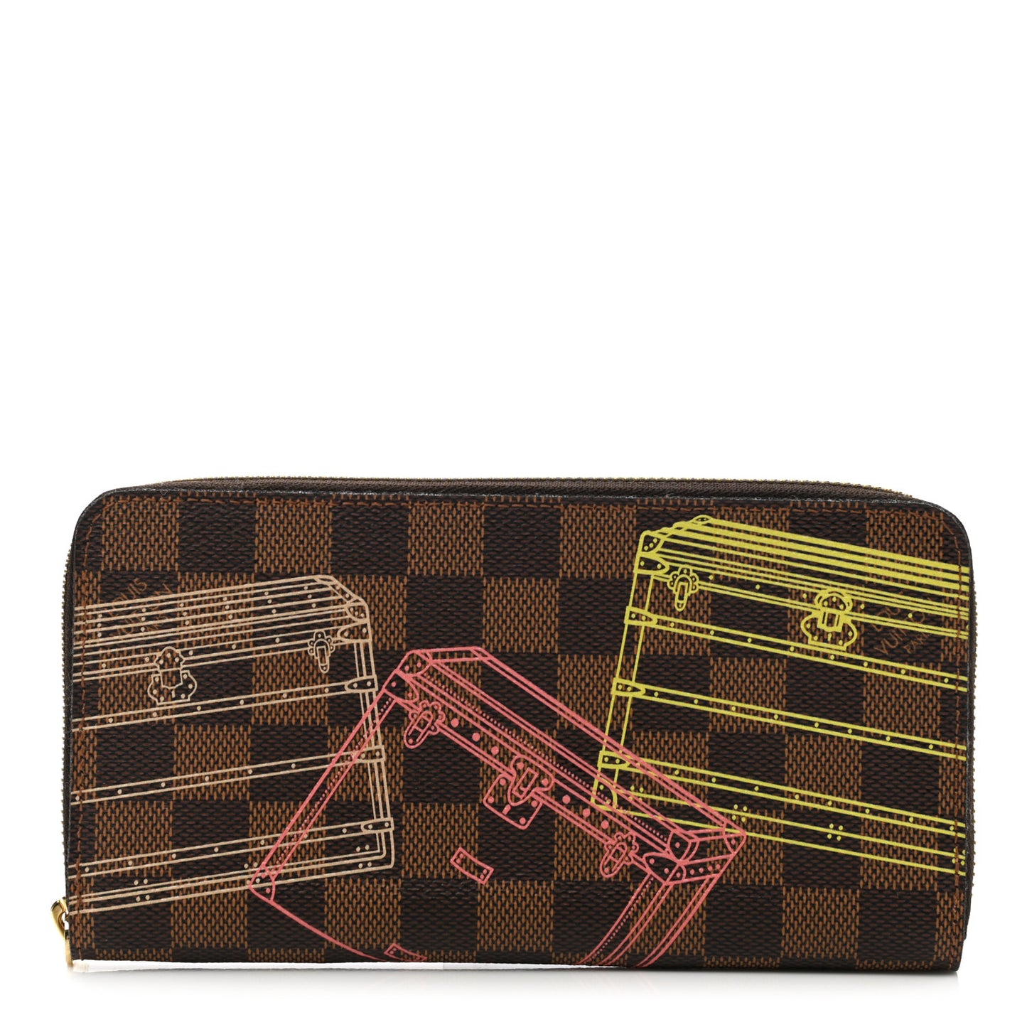 Damier Ebene 2014 Christmas Animation Zippy Wallet