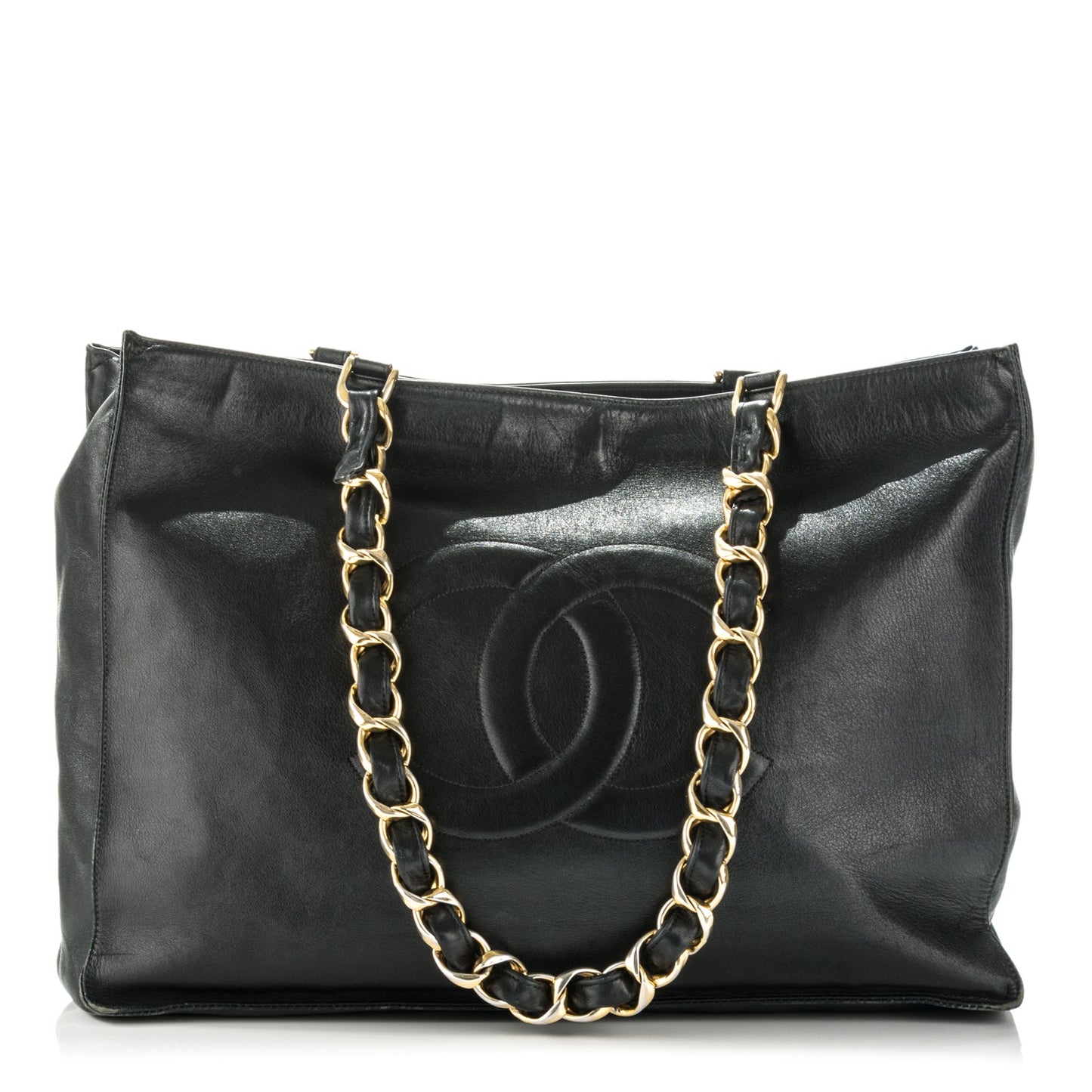Lambskin CC Tote Black