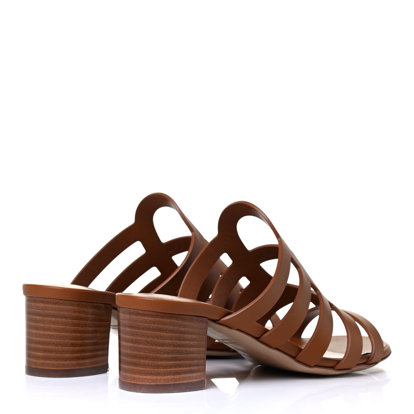 Calfskin Celena Sandals 36 Beige Dore