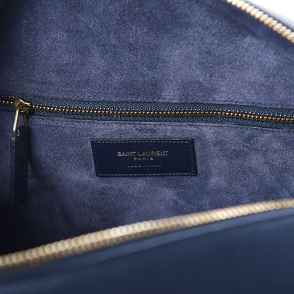Saint Laurent Calfskin Classic Duffle 6 Marine 6 of 8