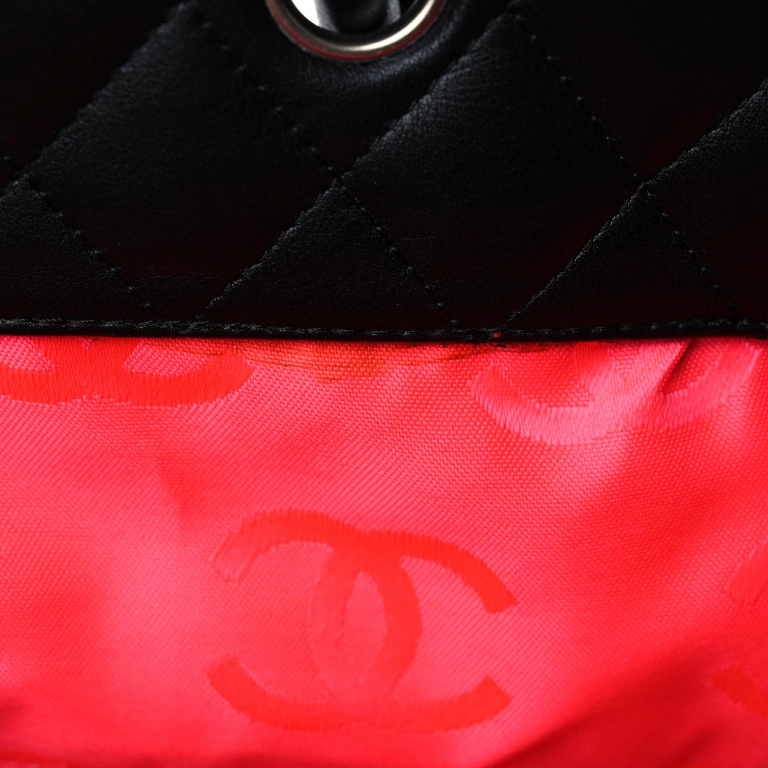 Chanel Calfskin Quilted Large Cambon Tote Black White 12 of 21