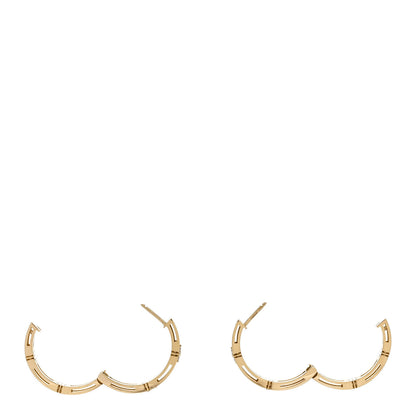 Roberto Coin 18K Yellow Gold Diamond Love in Verona Large Flower Hoop Earrings 3 of 4