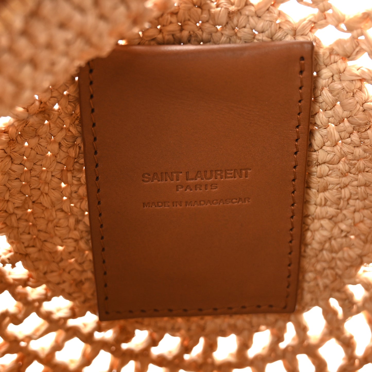 Raffia Sac Round Naturel