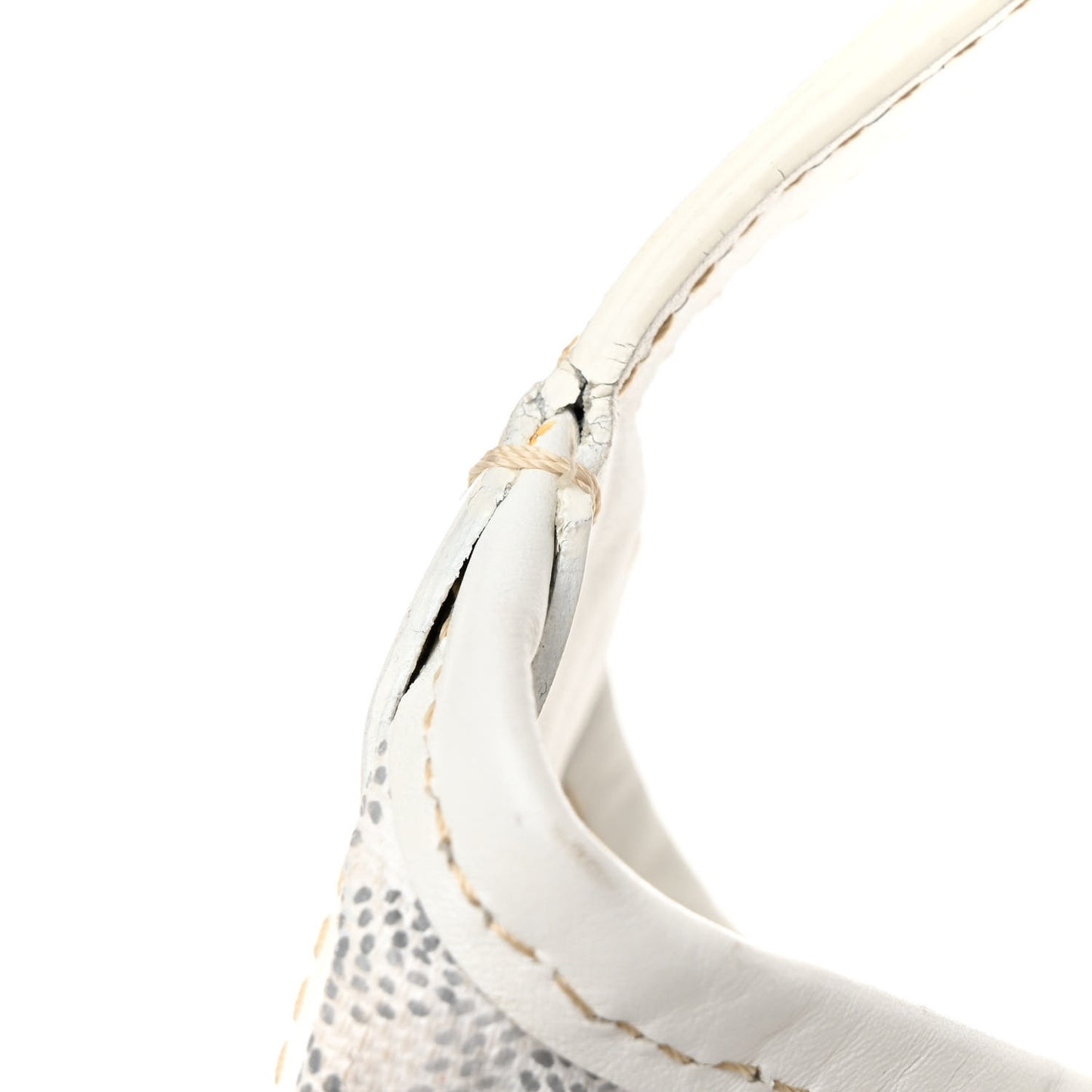 Goyardine Fidji Zip Hobo White