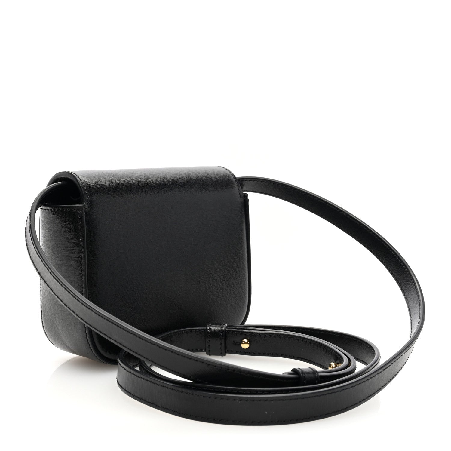 Celine Shiny Calfskin Mini Triomphe Black 3 of 9