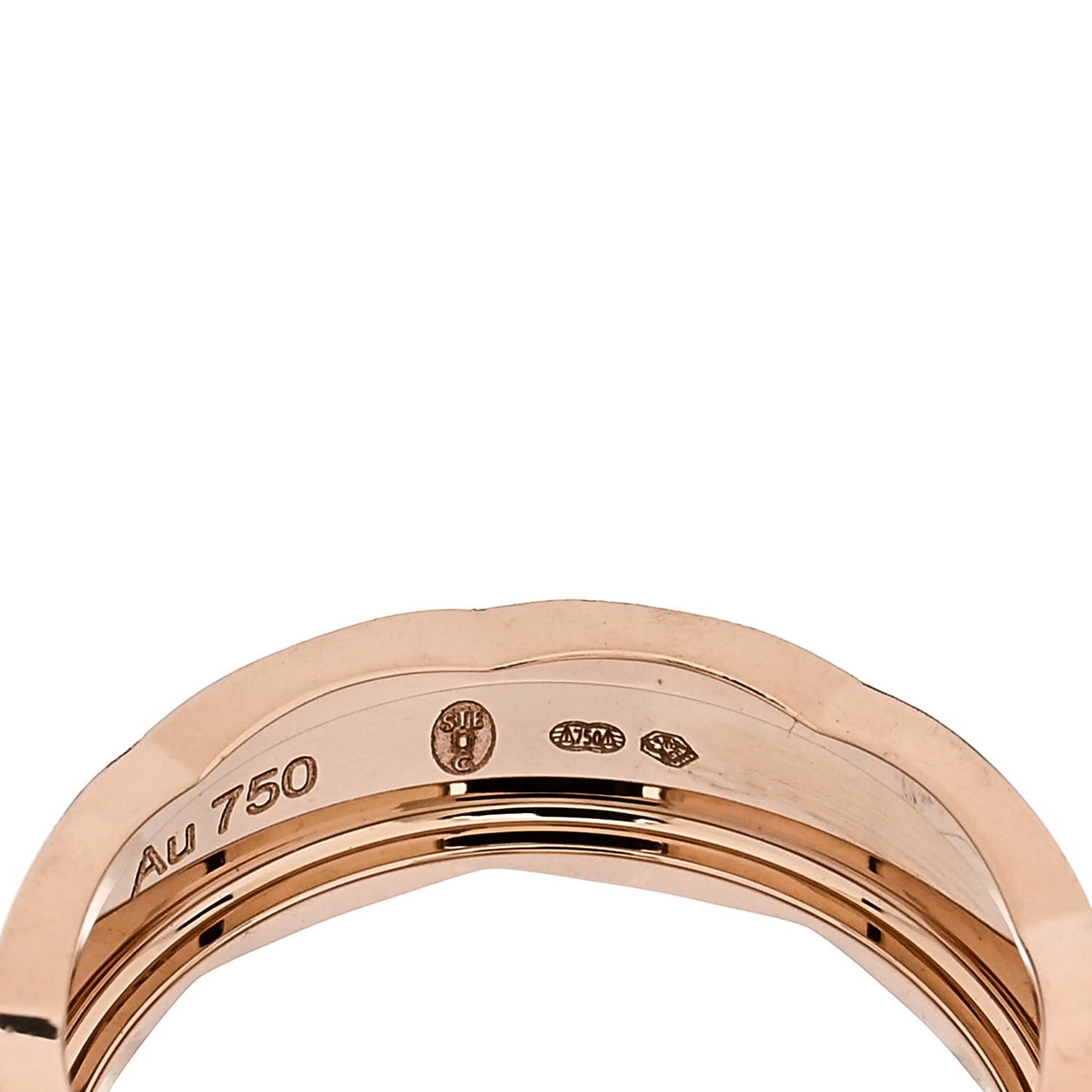 18K Beige Gold Small Coco Crush Ring 53 6.5