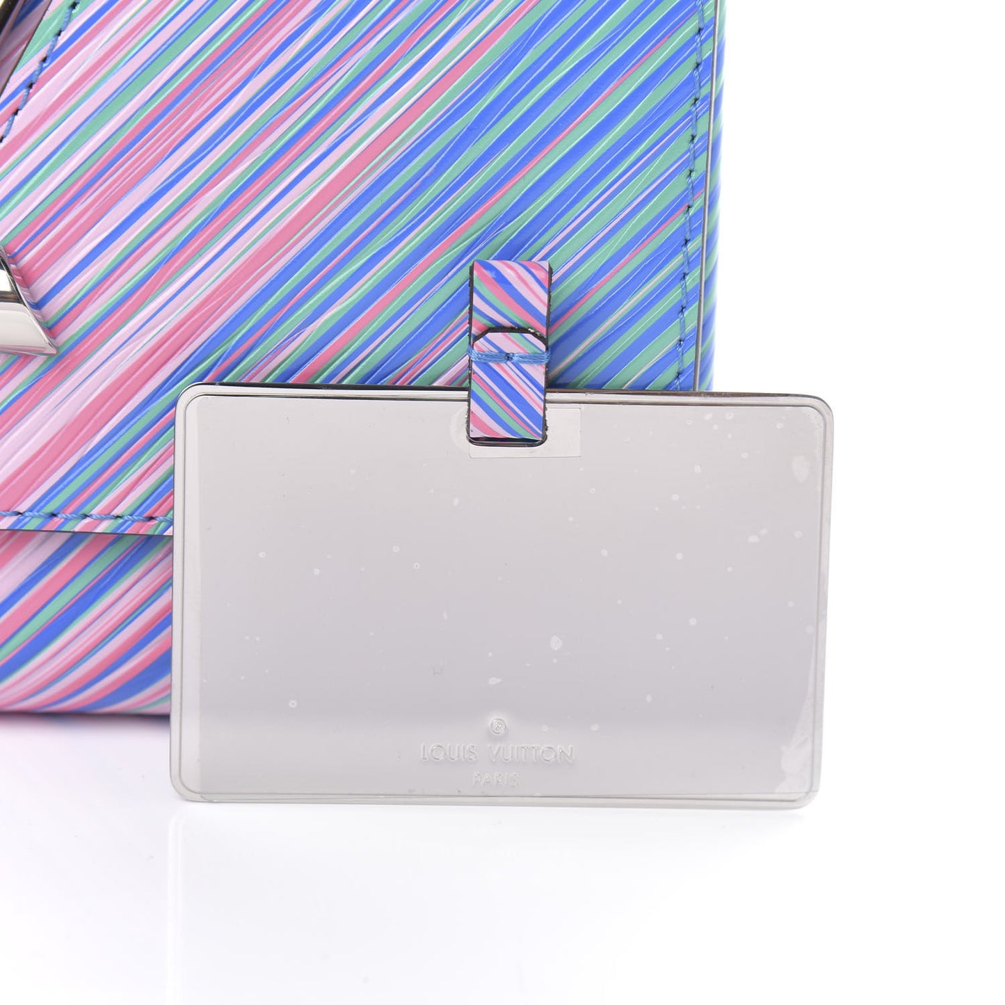 Epi Tropical Twist Shoulder Bag MM Blue Rose