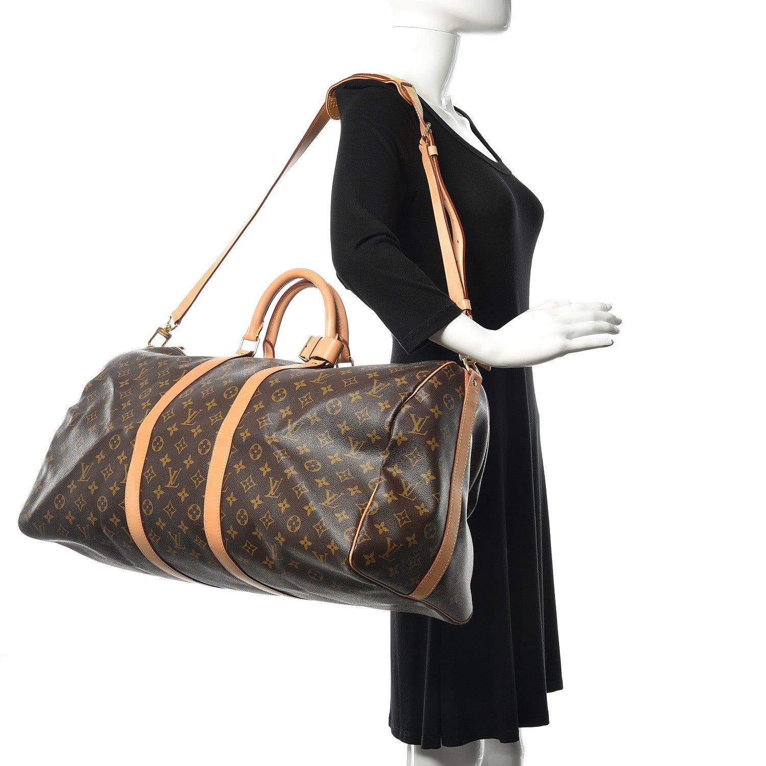 Louis Vuitton Monogram Keepall Bandouliere 55 2 of 16
