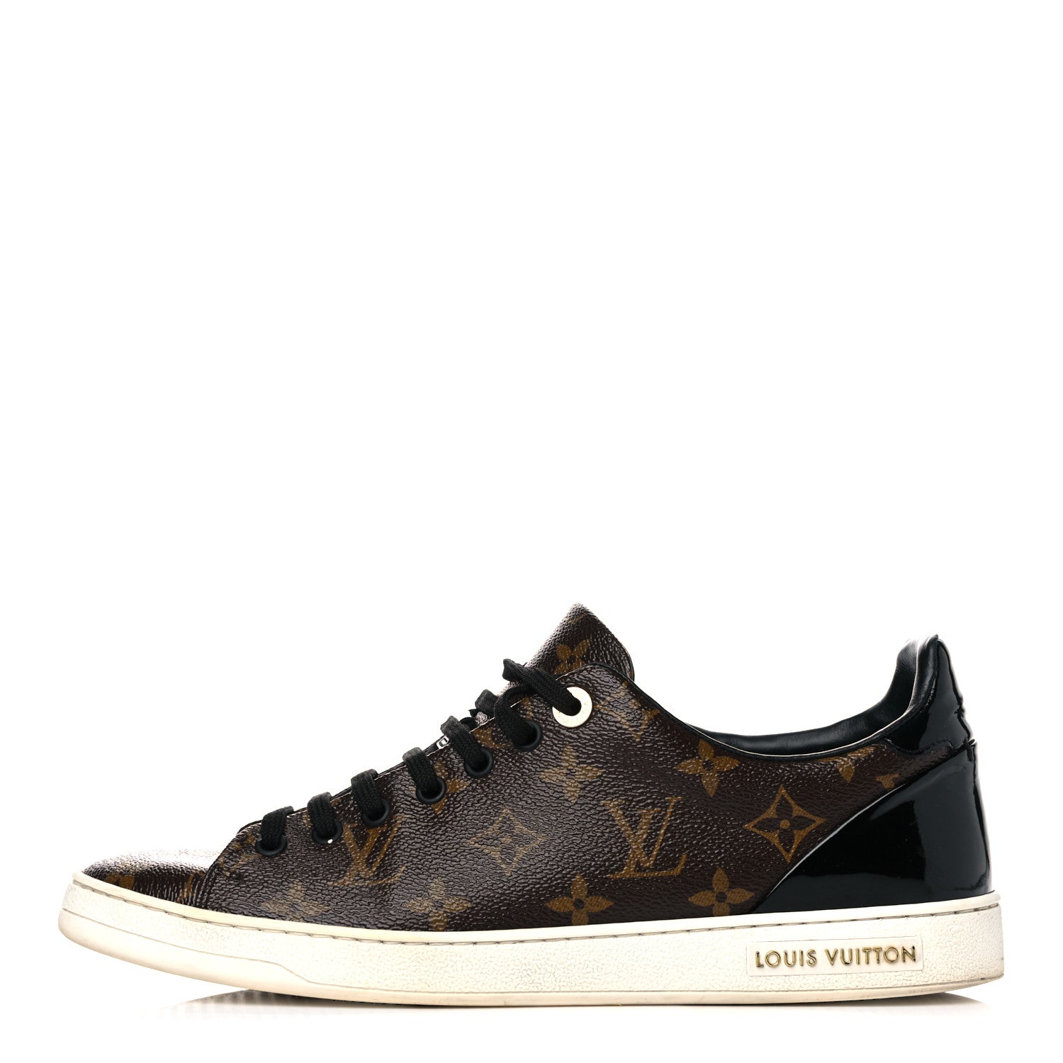 Louis Vuitton Patent Monogram Frontrow Sneakers 41 1 of 10