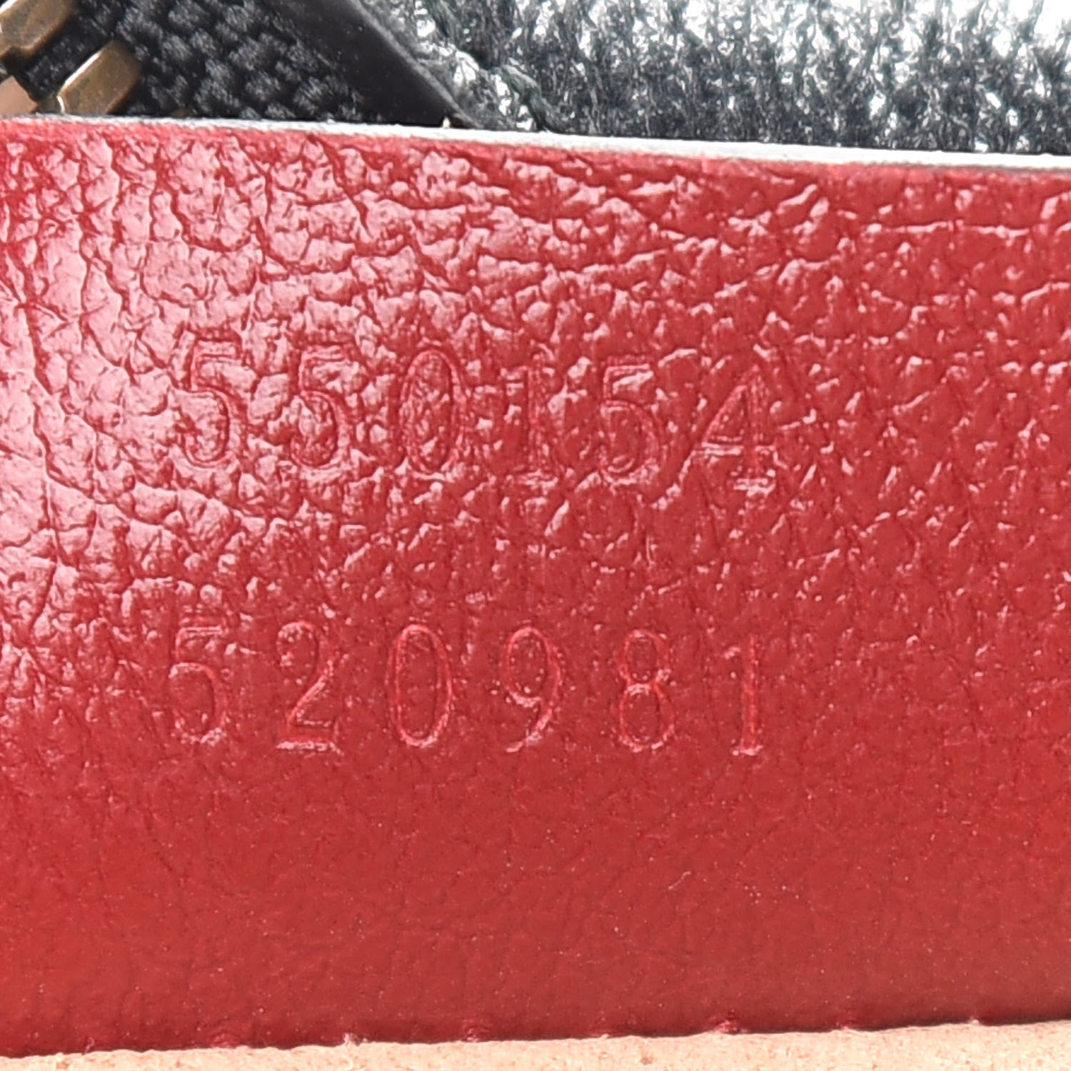 Gucci Vintage Effect Calfskin Matelasse Diagonal Mini Torchon GG Marmont Round Shoulder Bag Black Romantic Cherry 7 of 9