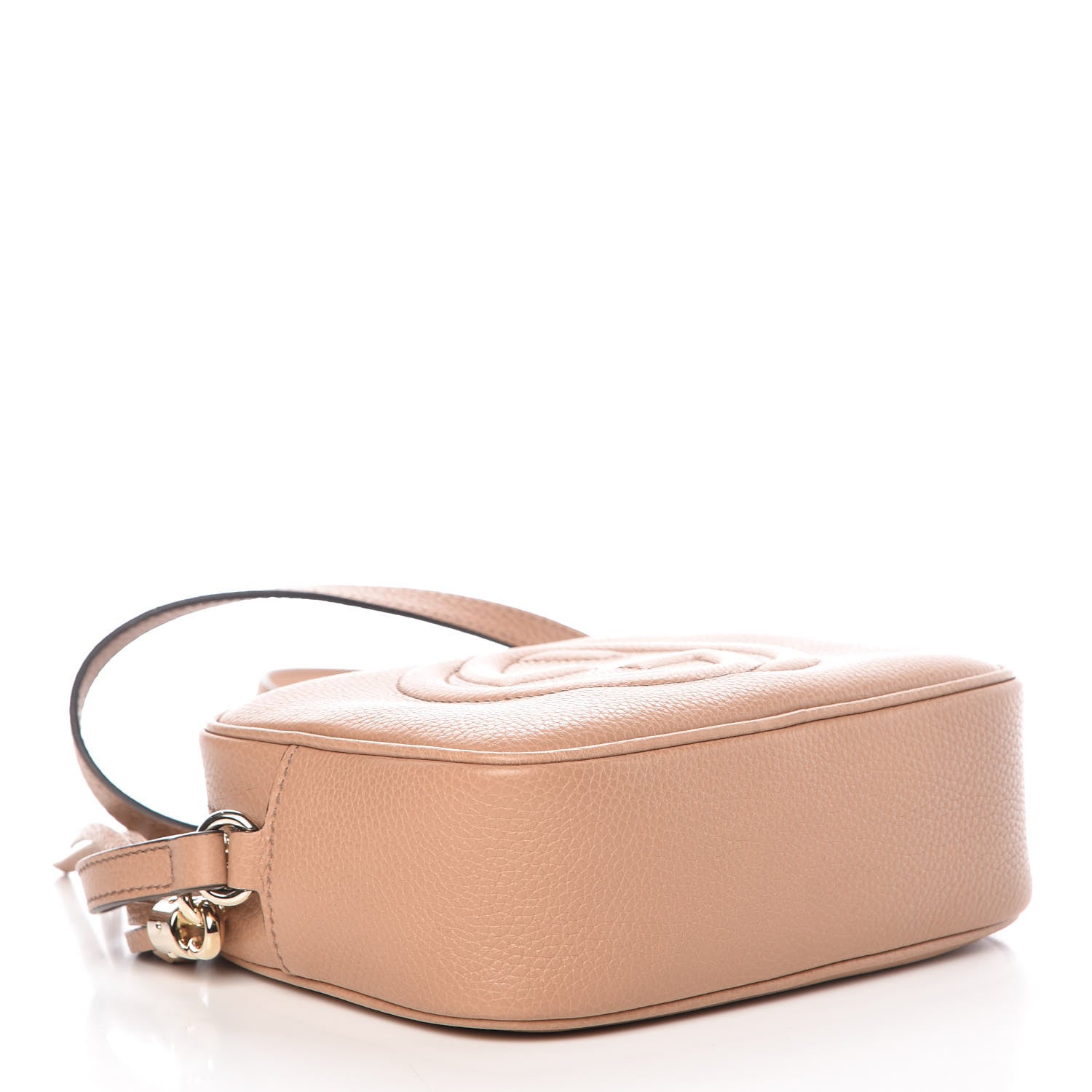 Gucci Pebbled Calfskin Small Soho Disco Bag Camelia 4 of 9