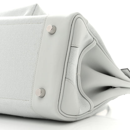 Hermes Toile Goeland Swift Cargo Birkin 25 Gris Platine 10 of 11
