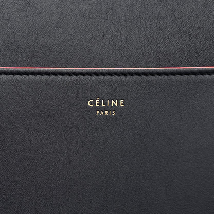 Celine Supersoft Calfskin Sangle Bucket Bag Navy 6 of 11
