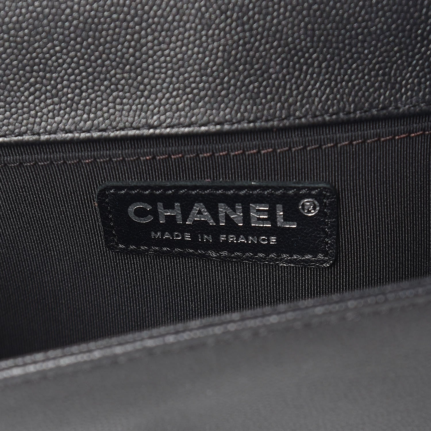 Chanel Caviar Quilted Medium Boy Flap So Black 8 of 9