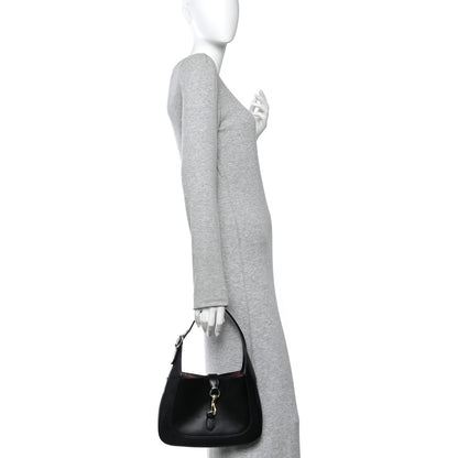 Gucci Calfskin Small Jackie Shoulder Bag Black 2 of 10