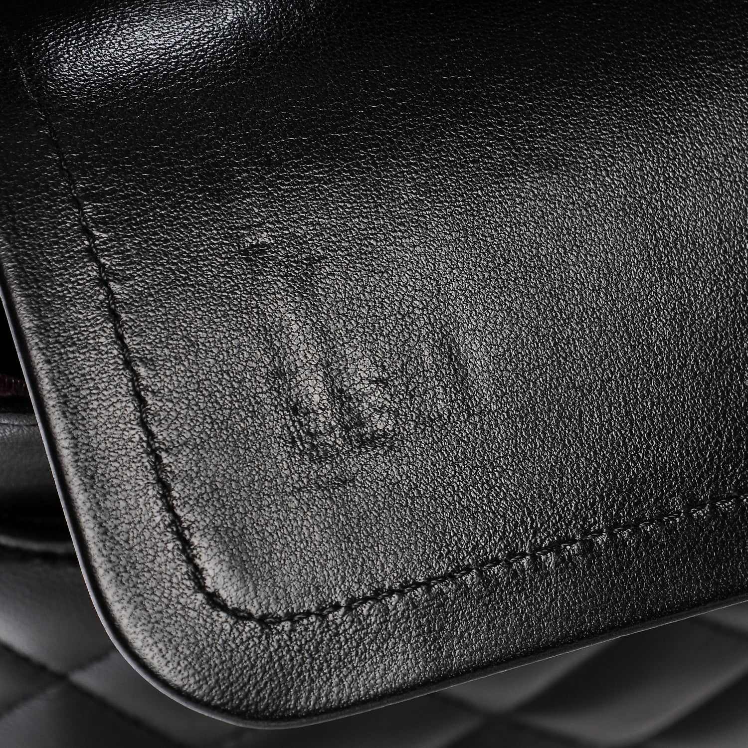 Chanel Lambskin Quilted Medium Double Flap Black 8 of 8