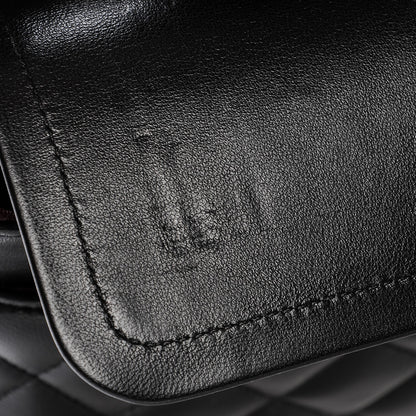 Chanel Lambskin Quilted Medium Double Flap Black 8 of 8