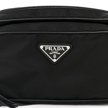 Prada Tessuto Nylon Saffiano Belt Bag Black 9 of 12