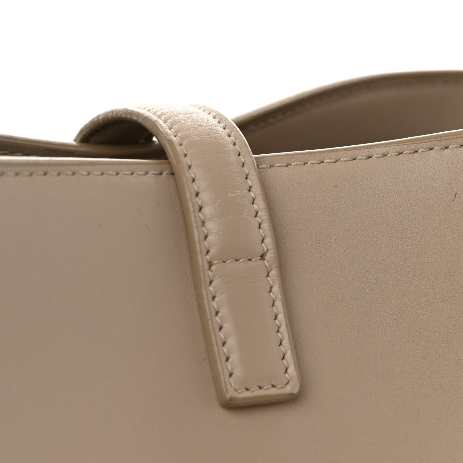 Saint Laurent Shiny Calfskin Le 37 Small Bucket Bag Sea Salt 13 of 13