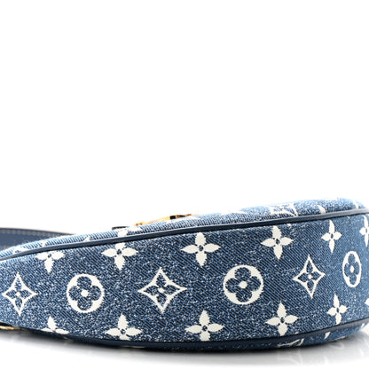 Louis Vuitton Monogram Jacquard Denim Loop Bleu 8 of 10