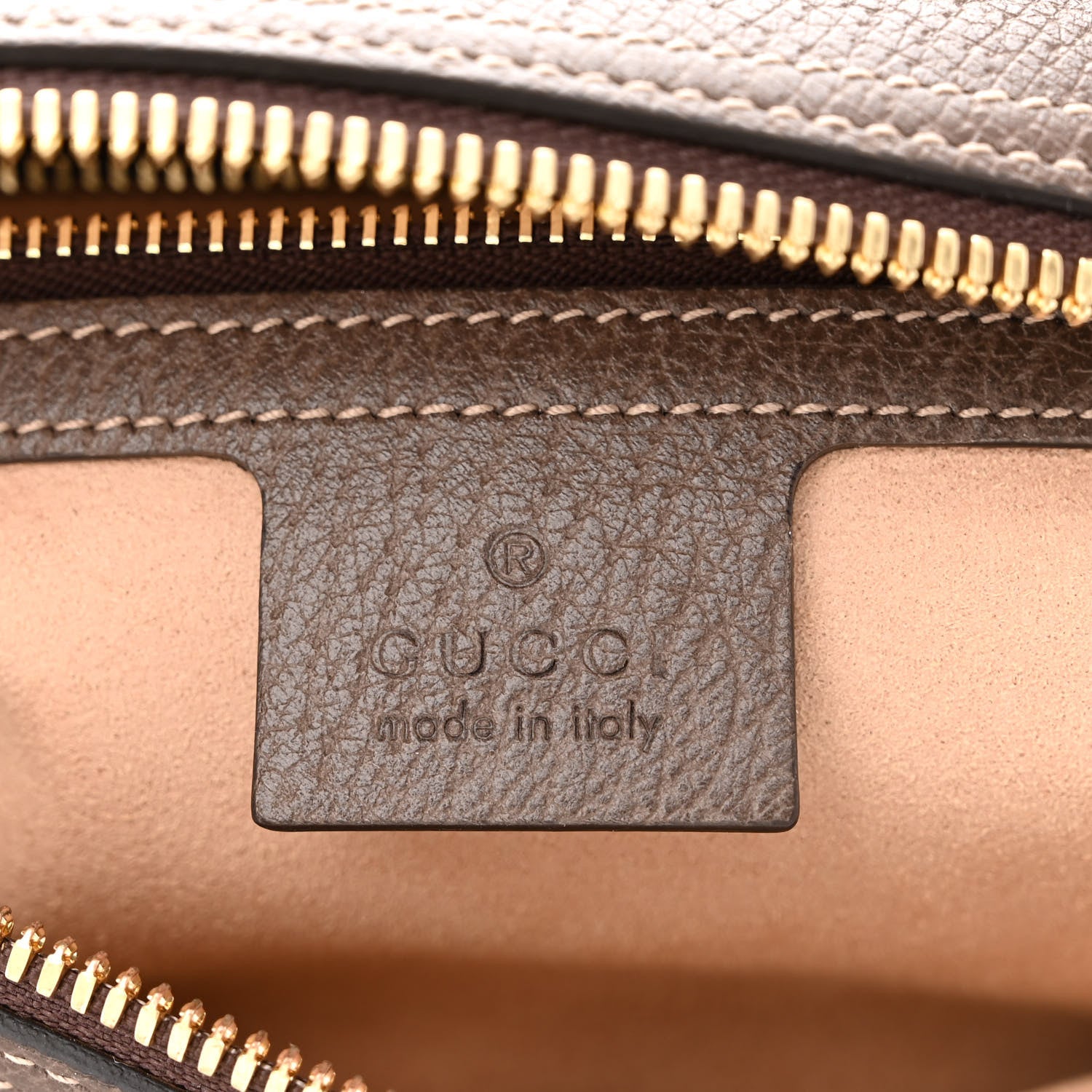 Gucci GG Supreme Monogram Web Small Ophidia Shoulder Bag Brown 6 of 10