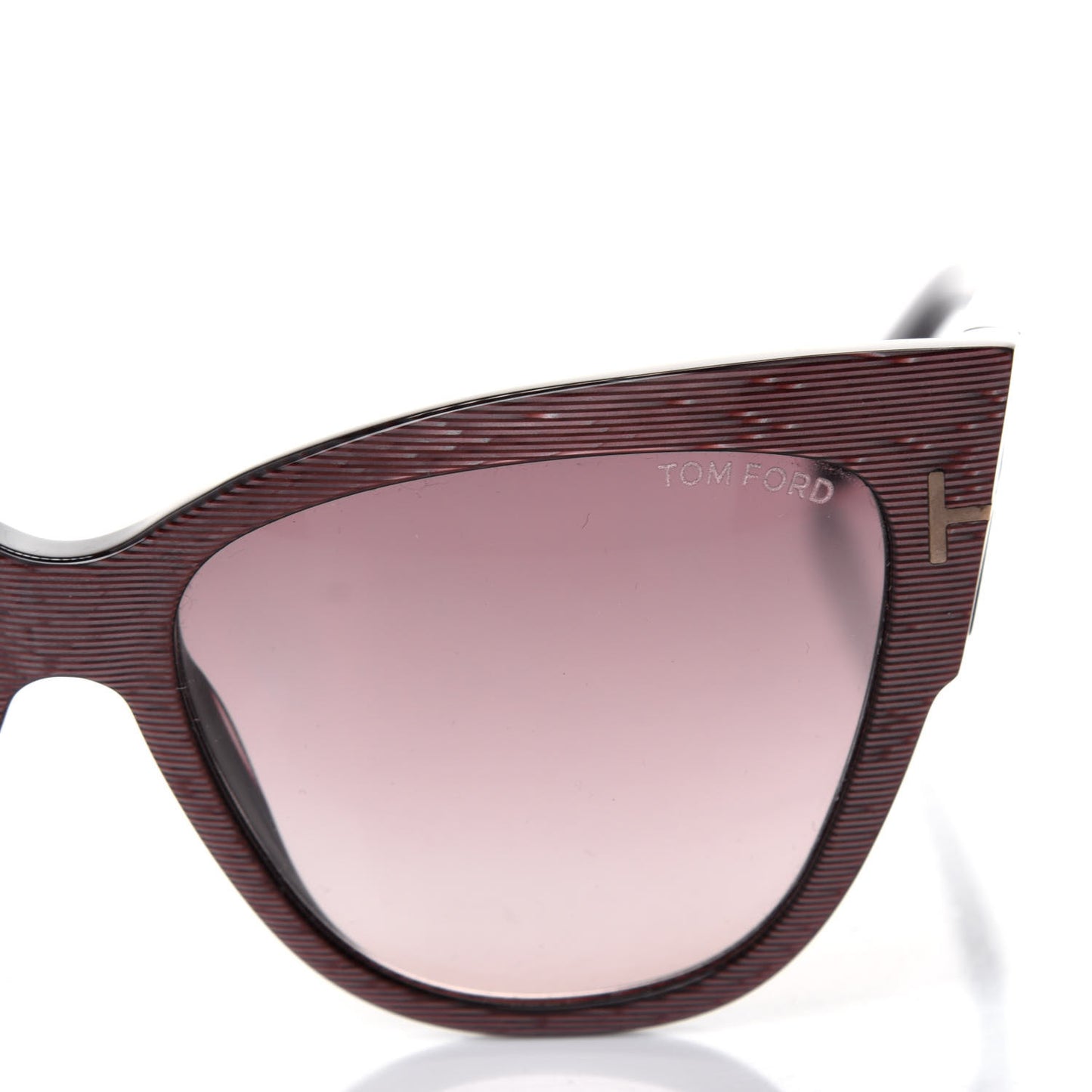 Acetate Anoushka Cat Eye Sunglasses TF371 Brown