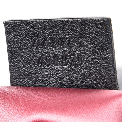 Gucci Velvet Matelasse Marquise Crystals Embroidered Small GG Marmont Shoulder Bag Black 7 of 9