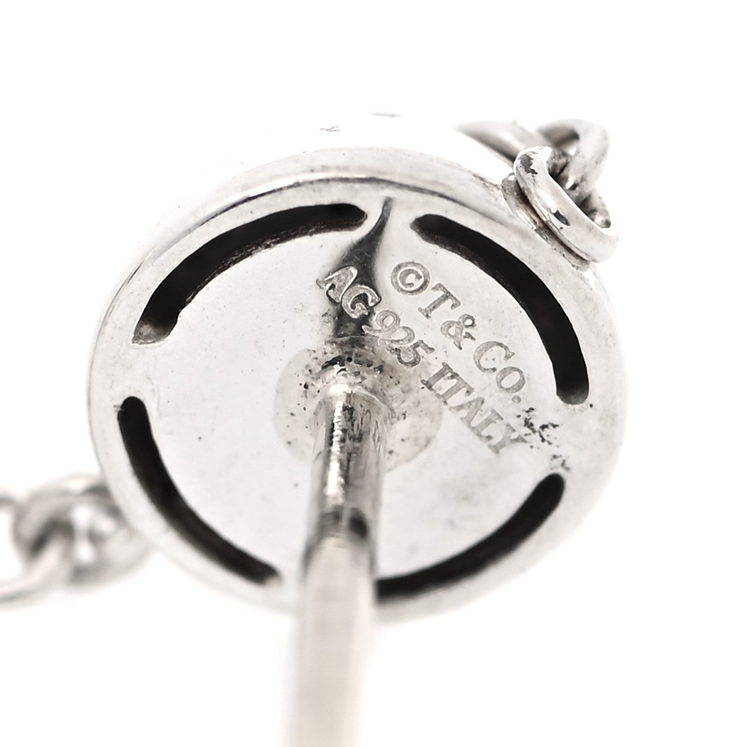 Tiffany Sterling Silver HardWear Double Drop Earrings 6 of 6